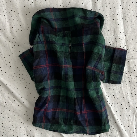 Old Navy dog holiday flannel size S/M - Picture 2 of 2